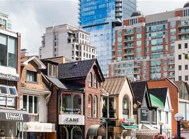 Downtown Toronto commercial and residential real estate market