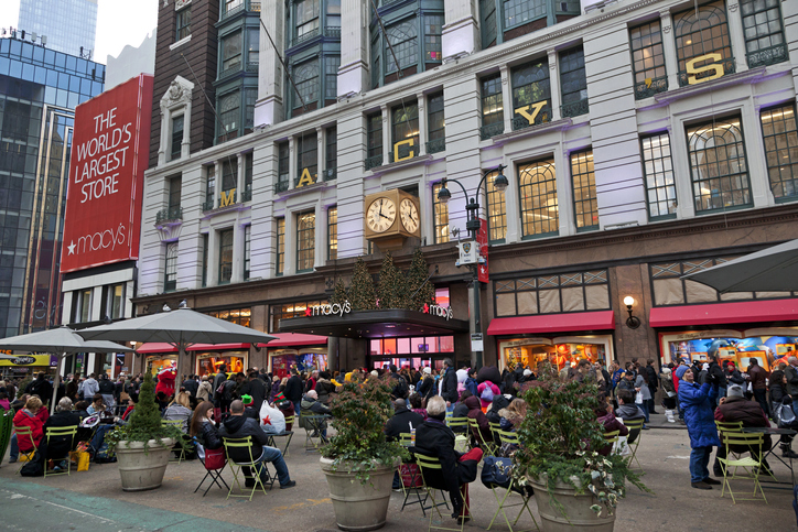 Macys Department Store at 34th Street and Broadway in New York