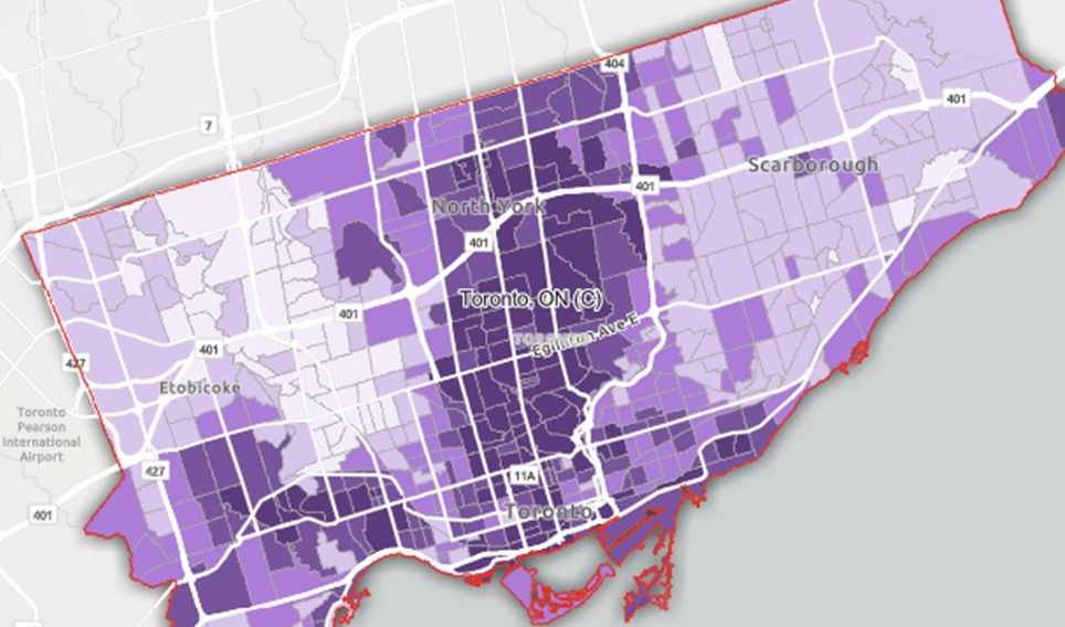 Canadian Demographics map