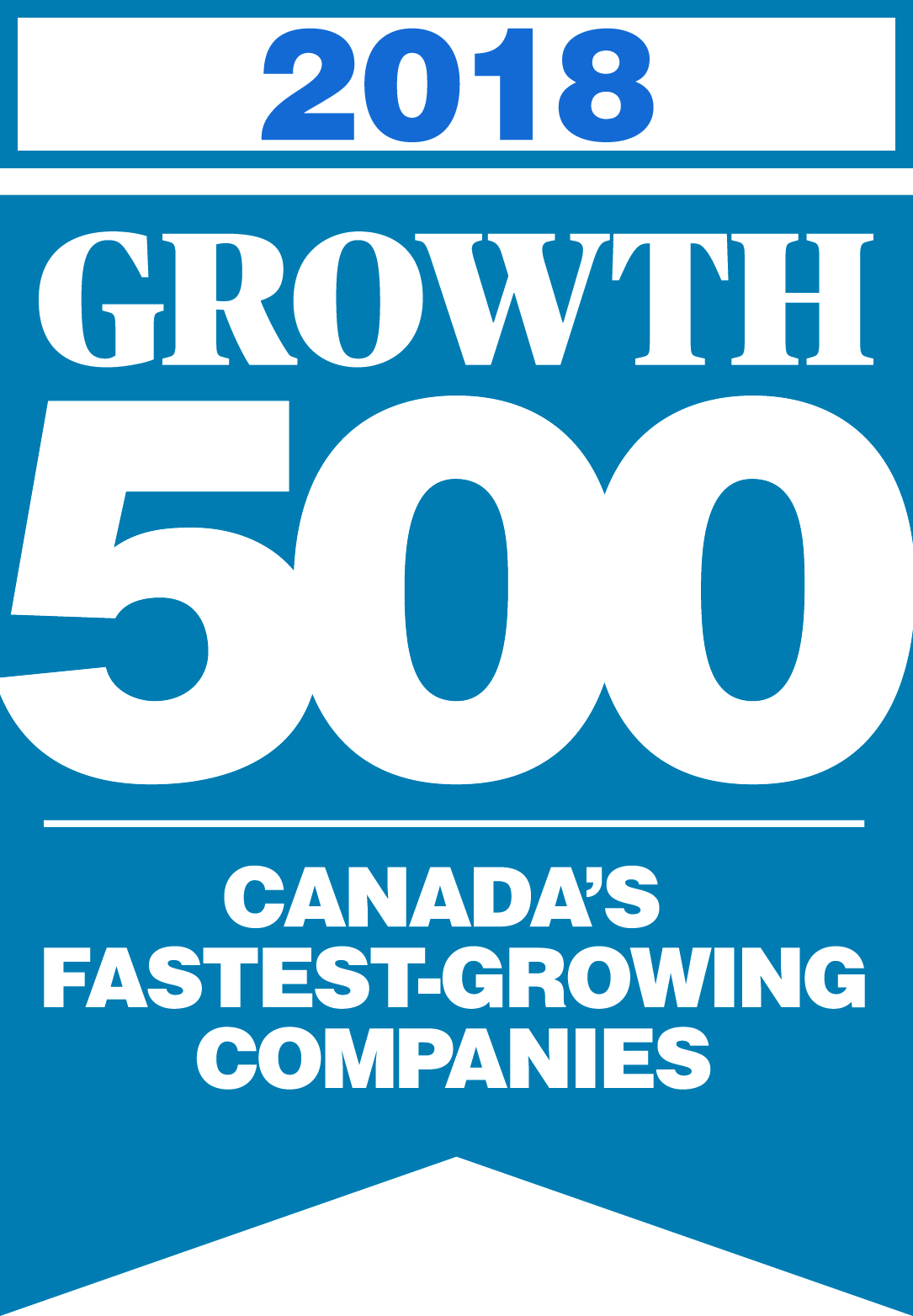 Growth 500 Logo 2018 Blue