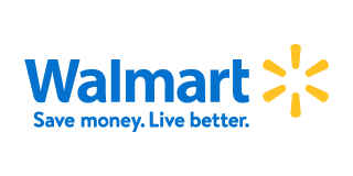 Walmart logo with the tagline Save money. Live better