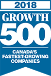 Growth 500 logo indicating one of Canada's fastest-growing companies in 2018